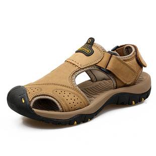 2025 Men's Sandals Cross-Border New Men's Shoes Trendy Summer Baotou Sandals Men's Casual Beach Shoes Men