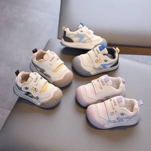 Infant soft-soled walking shoes, new autumn model, breathable non-slip sports shoes for boys and girls, toddler functional shoes