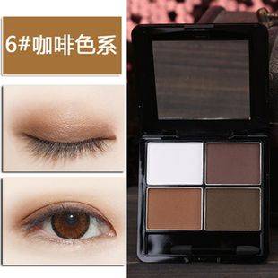 Online popular super popular brown eye shadow waterproof base plain matte natural daily earth color for students