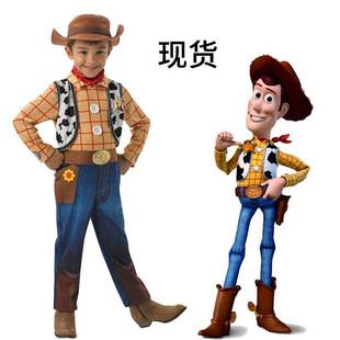 Cross-Border Toy Story Children's Cosplay Cartoon Character Anime Role Halloween Costume Woody Cowboy Outfit
