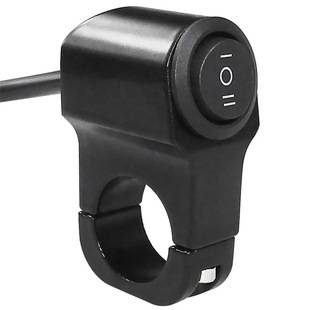 Handlebar Equipped with Aluminum Alloy Switch, Motorcycle High and Low Beam Turn Signal Faucet, Handlebar Switch, Universal Modification Accessories