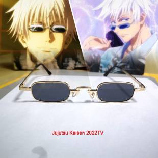 Anime peripheral mantra back to the theater version glasses sunglasses nap outdoor five pieces Wu skin eye mask wholesale