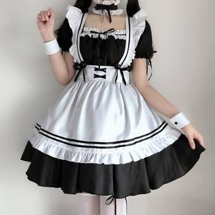 Japanese Maid COS Role-playing Suit Student Cute Dress Secondary Light Tone Girl-playing Suit