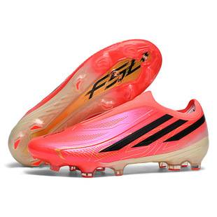 Cross-border World Cup football shoes for men, low-top seamless fly-knit student competition training AG long-studded TF cleat sports shoes