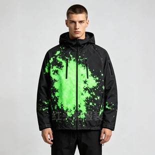 European and American Men's Jackets, Temperature-Sensitive Color-Changing Thermal Reactive Casual Coats, Waterproof Sports Windbreakers, Winter Foreign Trade Cross-Border