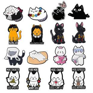 Cute Animal European and American Style Brooch Clothing Accessories Lapel Pin Metal Badge Versatile Medal