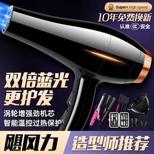 Wholesale large hair dryers, high-power household appliances, salon hot and cold hair dryers, foreign trade small household appliances, constant temperature hair dryers