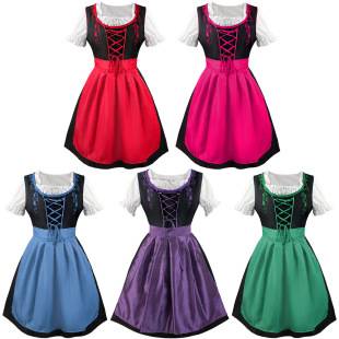 Halloween Maid Costume Oktoberfest Cosplay Role-Playing Maid Plus-Size Dress Cosplay Stage Performance Outfit