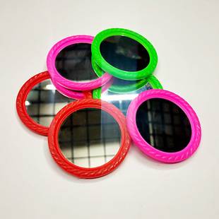 7cm small round mirror makeup mirror portable student dormitory all one dollar small color dressing mirror