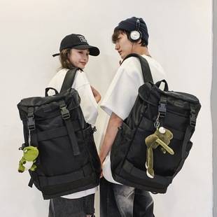 New Large Capacity Backpack Men's Korean Style Trendy Brand Travel Backpack Outdoor Lightweight Mountaineering Bag Casual Student Schoolbag