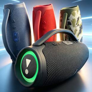 Cross-border boombox3mini wireless Bluetooth speaker, "War God" RGB portable outdoor subwoofer speaker