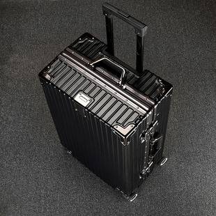 Suitcase 24 inch custom logo pattern password luggage aluminum frame rod 28 large capacity a batch