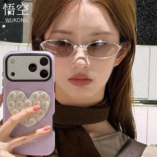 Old Money Style Retro Sunglasses for Women, Cat Eye, Hong Kong Style, Metal Oval, High-End Narrow Frame, 26 New Models, Sun Protection Sunglasses