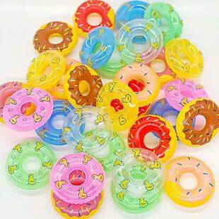 Inflatable Toys Mini Small Swimming Ring Children's Water Play Toys Vinyl Yellow Duck Accessories Environmental Protection Bath Small Swimming Ring