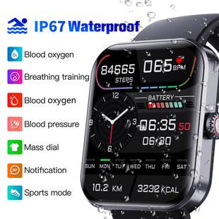 Cross-Border F57L Smart Watch 1.91 High-Definition Ips Large Screen Waterproof Heart Rate Blood Pressure Blood Oxygen Factory Direct Supply Watch