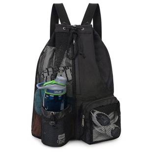 Multi-Purpose, Large-Capacity, Lightweight and Portable Mesh Drawstring Sports Fitness Travel Strong and Durable Drawstring Exercise Bag