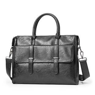 2025 New Business Briefcase, Simple Shoulder Crossbody Bag, Trendy Men's Computer Bag, Large Capacity