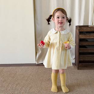 Zhe Li Girls' Dress Spring and Autumn 2026 New Long Sleeve Children's Princess Dress Baby Dress One-Year-Old Girl Party Dress