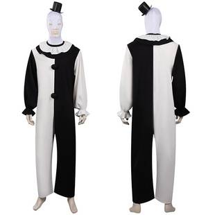 Halloween Masquerade Cosplay Costume Broken Soul Clown Performance Costume Horror Role Clown Play Costume