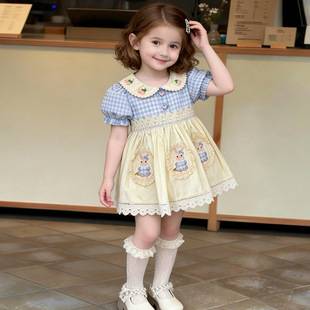 Girls' Lolita Princess Dress Summer 2026 New Style Toddler Girl Dress Stylish Sweet Dress Holiday Dress