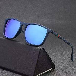 Cross-border polarized driving glasses retro outdoor fishing sunglasses anti-ultraviolet square large frame classic fashion sunglasses
