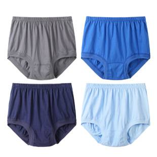 200kg men's underwear middle-aged and elderly briefs cotton loose and comfortable plus fertilizer to increase wholesale a generation of cross-border