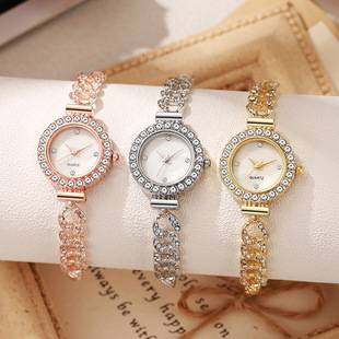 New Korean Style Twist Temperament Drawstring Design Compact and Fashionable Female Student Junior High School Lazy Bracelet Female Watch