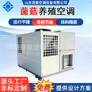 Special Air Conditioner for Mushroom Farms, Integrated Temperature and Humidity Control Machine for Edible Mushroom Cultivation, Air Source Heat Pump, Rotary Desiccation