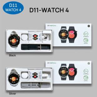 New D11 watch4 round screen smart watch game health sports pinch call wireless charging smart watch