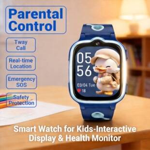 New 4g Smart Phone Watch Video Positioning Children's Watch Can Insert Card Sos Waterproof Children's Phone Watch