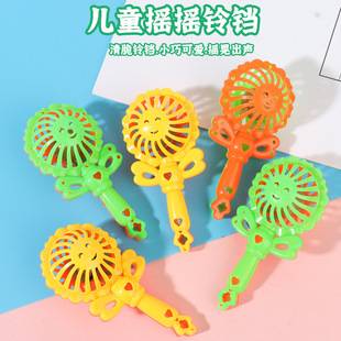 small size Sunflower Hand Rattle Baby Toy Smiley Rattle Baby Educational Early Education Children's Teeth Cross-border Wholesale