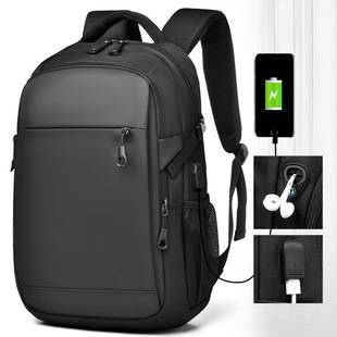 Men's Business Travel Backpack, Laptop Bag, Backpack for High School and Junior High School Students, Large Capacity Casual School Bag