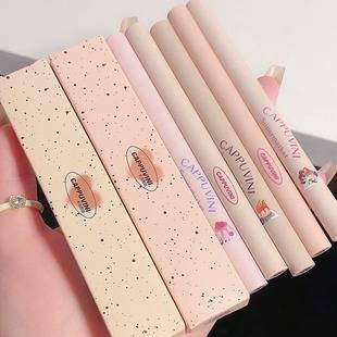 Cappuvini Non-Stick Cup Lip Liner Automatic Rotating Waterproof Long-Lasting Non-Fading Outline Lip Shape Lipstick Pen