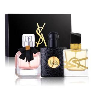 Cross-Border Big-Name Women's Perfume, Long-Lasting, High-End Black Opium Romantic Women's Fragrance Brand Set Gift Box Wholesale