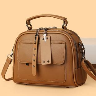 Simple and Stylish Shoulder Bag for Women, 2026 New Model, Large Capacity Soft Leather Handbag, Trendy Fashion Shoulder Crossbody Bag
