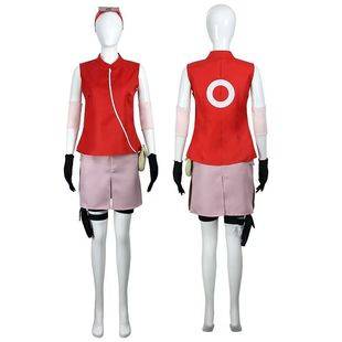 Cross-border Wholesale Ninja High Wind Turns cos Service Spring Also Sakura cosplay Group Film Japanese Animation suit Role Playing
