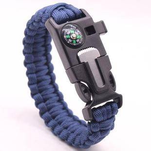 Umbrella rope bracelet survival bracelet multifunctional five-in-one multifunctional outdoor umbrella rope camping adventure Seven-core life rope
