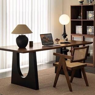Simple and Traditional Style Office Desk for Home Use, Tea Table for Living Room, Study, Large Long Work Desk, Large Dining Table for Home Dining Room