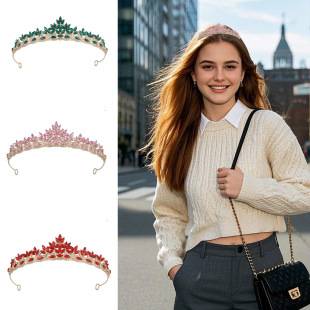New Amazon Best-Selling Crown, Simple Korean Style, Direct Sales from the Manufacturer, Wholesale Bridal Headwear, Princess
