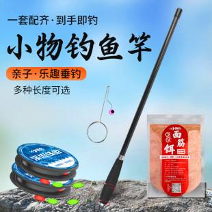 Mini Fishing Rod Set for Children, Ultra-Short Stream Rod for Small Fish