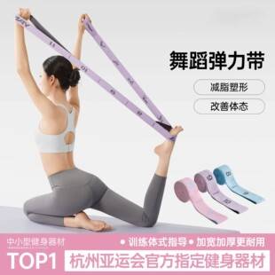Yoga resistance bands, resistance bands for strength training, numbered segmented tension bands for fitness, back exercises, Pilates, and dance stretching