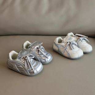 2025 Autumn New Baby Toddler Shoes Soft Sole Girls White Shoes Children's Training Shoes Boys Sneakers Casual Shoes