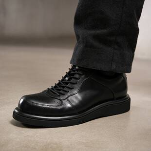 66-10 Black Samurai Fashion Sneakers Trendy Casual Leather Small Black Shoes Workwear Shoes Sneakers Air Force One Men's Shoes