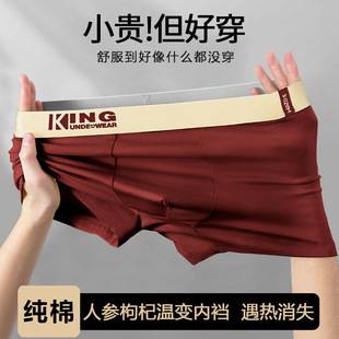 Men's Underwear, Men's Pure Cotton Antibacterial Boxer Briefs, 2026 New Style, Breathable Boxer Shorts for Teenagers and Boys