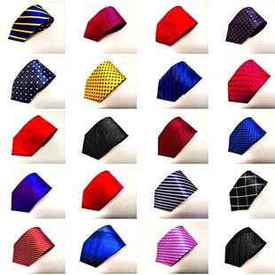Tie Men's Casual Dress Wedding Groom Casual 8CM Hand Striped Color Tie Wedding Dress Clothing Accessories