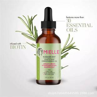 Foreign Trade Export Ready Stock Mielle Rosemary Hair Care Essential Oil, Mint Strengthening, Smoothing, Moisturizing, Repairing, Anti-Frizz