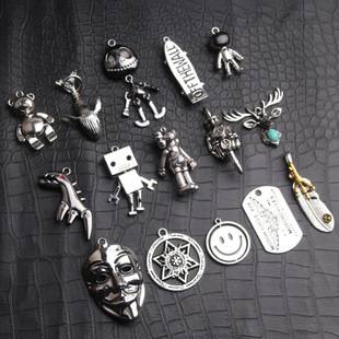 Versatile Titanium Steel Chain Hip-Hop Necklace for Men, Trendy Street Style Personality Influencer Pendant, Party Sweater Chain Accessory Pendant