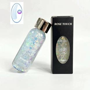 Cross-Border Laser Glitter Gel Paste Boxed Face and Body Glitter Liquid Eyeshadow Stage Makeup Cosmetics