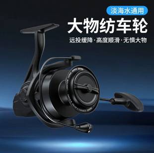 Black Warrior Long-Throw Fishing Reel Ngk European Carp Fishing Reel Sea Fishing Reel Large Fish All-Metal 10000 Model