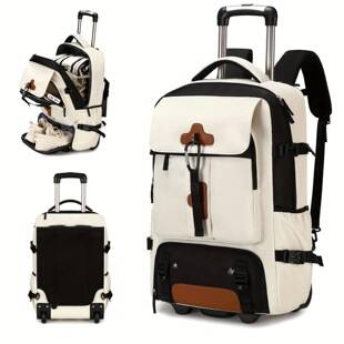 Cross-Border Wholesale Trolley Backpacks, Oxford Cloth Lightweight Large-Capacity Backpacks, High-End Travel Bags, Mountaineering Bags